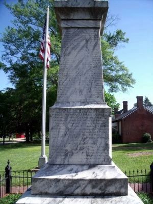 Confederate Monument (north face). image. Click for full size.
