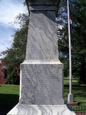 Confederate Monument (south face). image. Click for full size.