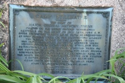 Camp Stillwater Marker image. Click for full size.