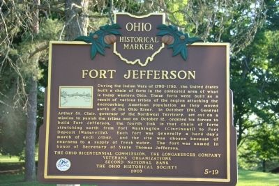Fort Jefferson Marker. Click for full size. Fort Jefferson Marker image. Click for full size.