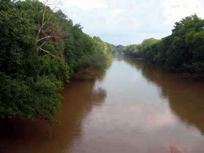 Roanoke River (known locally as Staunton River). image. Click for full size.