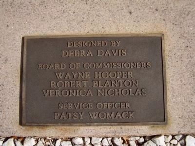 Plaque Indicating Key Persons Involved with the Memorial. Click for full size. Plaque Indicating Key Persons Involved with the Memorial image. Click for full size.