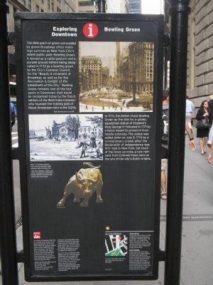 Bowling Green Marker. Click for full size. Bowling Green Marker image. Click for full size.