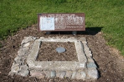 Greene Ville Treaty Line Marker image. Click for full size.