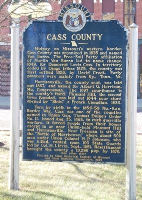 Cass County Marker image. Click for full size.