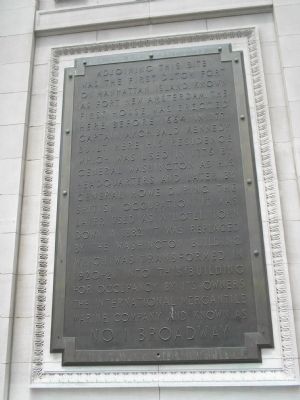 Fort Amsterdam Marker. Click for full size. Fort Amsterdam Marker image. Click for full size.