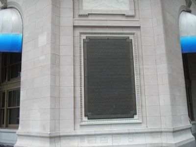 Marker in Downtown Manhattan. Click for full size. Marker in Downtown Manhattan image. Click for full size.