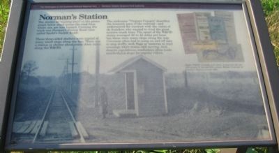 Norman's Station Marker image. Click for full size.