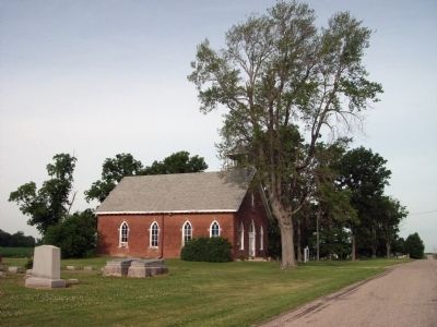 Close East Side - - Osborn Prairie Church image. Click for full size.