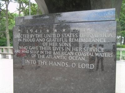 East Coast Memorial </b>(south side). Click for full size. East Coast Memorial </b>(south side) image. Click for full size.