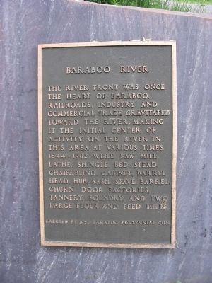Baraboo River Marker. Click for full size. Baraboo River Marker image. Click for full size.