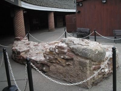 Excavated Battery Wall. Click for full size. Excavated Battery Wall image. Click for full size.
