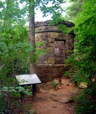 Getting Water from Here to There Marker and Mountain Lake Tower. Click for full size. Getting Water from Here to There Marker and Mountain Lake Tower image. Click for full size.