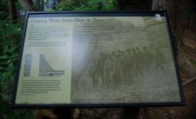 Getting Water from Here to There Marker. Click for full size. Getting Water from Here to There Marker image. Click for full size.