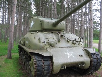 Front of M4A1(76)W General Sherman Tank image. Click for full size.