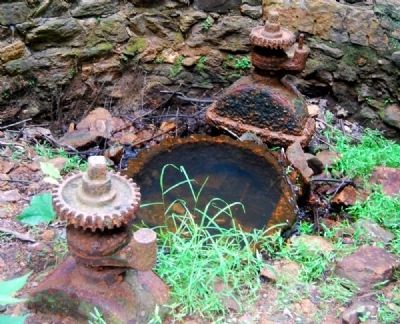 Paris Mountain State Park -<br>Mountain Lake Tower Valve Mechanism. Click for full size. Paris Mountain State Park -<br>Mountain Lake Tower Valve Mechanism image. Click for full size.