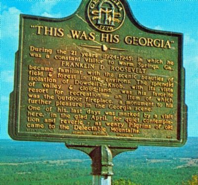 “This Was His Georgia” Marker image. Click for full size.