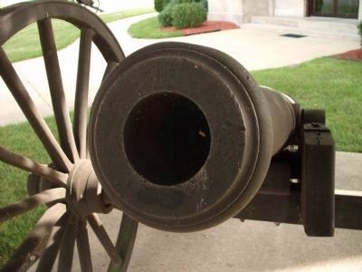 Muzzle View - - Monroe Street Cannon image. Click for full size.