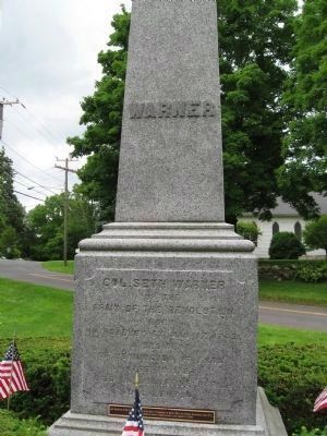 Col. Seth Warner Monument. Click for full size. Col. Seth Warner Monument image. Click for full size.