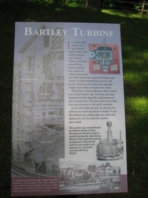 Bartley Turbine Marker image. Click for full size.