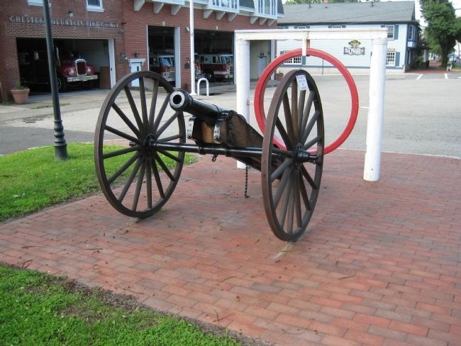 Cannon at Chester Veterans Monument. Click for full size. Cannon at Chester Veterans Monument image. Click for full size.