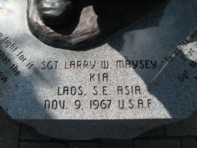 Sgt. Larry W. Maysey Marker image. Click for full size.