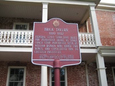 Brick Tavern Marker. Click for full size. Brick Tavern Marker image. Click for full size.