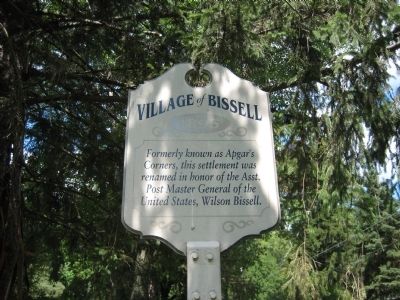 Village of Bissell Marker. Click for full size. Village of Bissell Marker image. Click for full size.