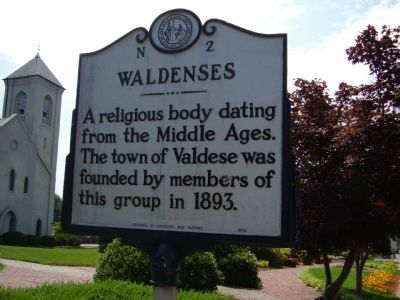 Waldenses Marker. Click for full size. Waldenses Marker image. Click for full size.