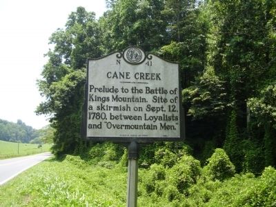 Cane Creek Marker image. Click for full size.