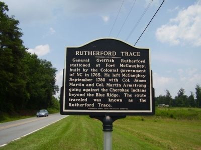 Rutherford Trace Marker. Click for full size. Rutherford Trace Marker image. Click for full size.