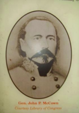 General John P. McCown image. Click for full size.