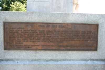 Fort Recovery Monument Marker image. Click for full size.