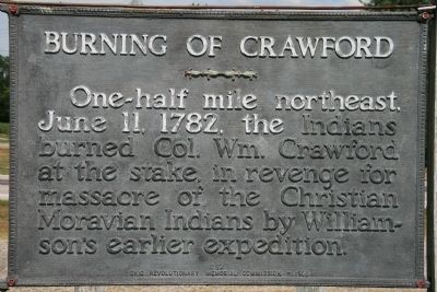 Burning of Crawford Marker image. Click for full size.