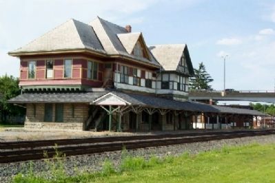 Big Four Depot (east facade - trackside) image. Click for full size.