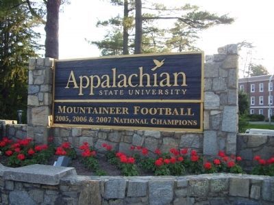Appalachian State University Marker image. Click for full size.