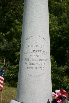 Colonel Crawford Marker image. Click for full size.