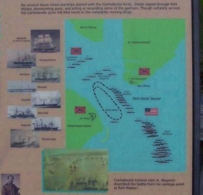 Battle of Port Royal , Union ships and the tactics employed, as mentioned image. Click for full size.