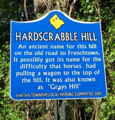 Hardscrabble Hill Marker image. Click for full size.