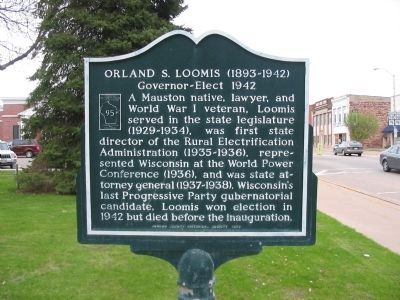 Orland S. Loomis (1893–1942) Marker image. Click for full size.