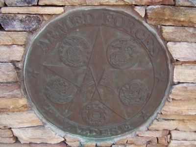"Armed Forces" Plaque. Click for full size. "Armed Forces" Plaque image. Click for full size.