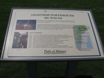 Lightship Portsmouth Marker image. Click for full size.