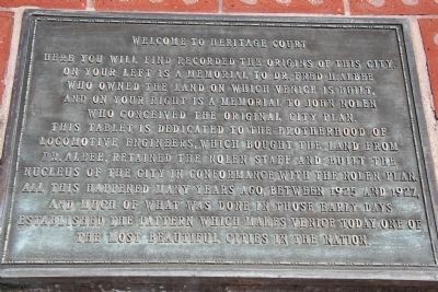 Heritage Court Marker image. Click for full size.