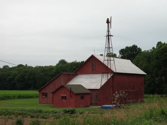 Windmill, Barn, and Garden ........... image. Click for full size.