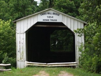 West End - - Cades Hollow Covered Bridge image. Click for full size.