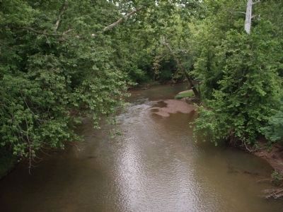 Cades Hollow Creek flowing from Union Mill to Covered Bridge image. Click for full size.