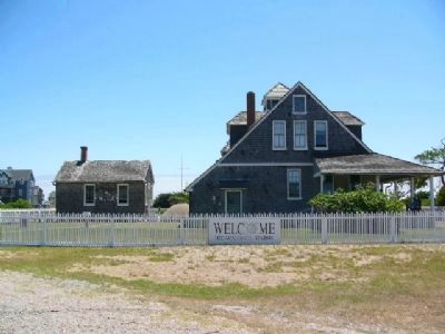Chicamacomico Life Saving Station Museum, near the marker. Click for full size. Chicamacomico Life Saving Station Museum, near the marker image. Click for full size.