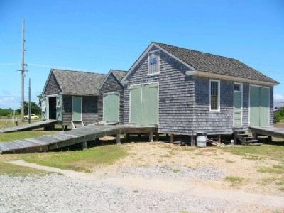 Chicamacomico Life Saving Station, near the marker. Click for full size. Chicamacomico Life Saving Station, near the marker image. Click for full size.