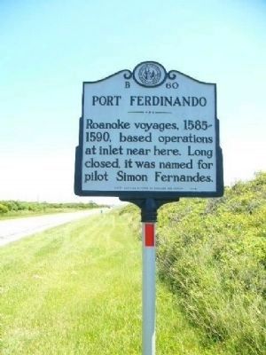 Port Ferdinando Marker image. Click for full size.