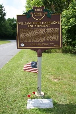 William Henry Harrison's Encampment Marker image. Click for full size.